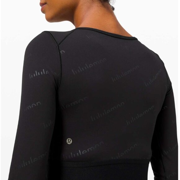 #1 Lululemon NWT Wunder Train Cropped Long Sleeve *Special Edition Black Sz 10 - Picture 2 of 10